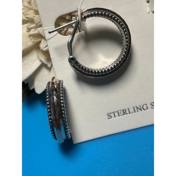 PAZ Creations Sterling Hoop Earrings - Picture 3 of 3